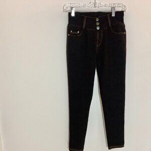 BLACK STRETCH SKINNY  JEANS  S/M   J VINI